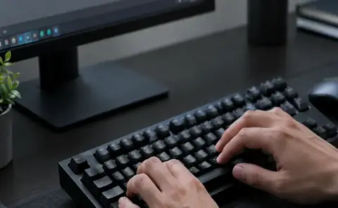 Typing Posture and Desk Setup